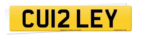 Registration number CU12 LEY